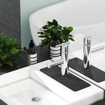 【上手家居】可剪裁水龍頭吸水墊 白色(硅藻土/矽藻土/廚房瀝水墊/水龍頭墊/防濺墊/水槽防水墊/防霉墊), , large