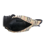 BURBERRY 格紋尼龍帆布腰包/經典米色, , large