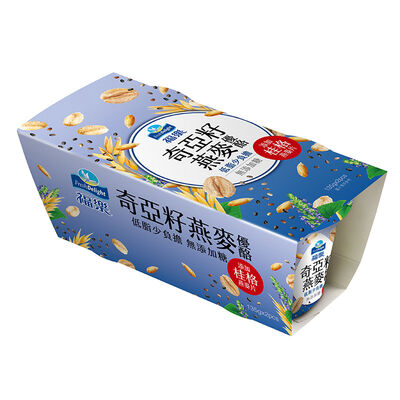 福樂奇亞籽燕麥無加糖優酪135g(2入)到貨效期約6-8天