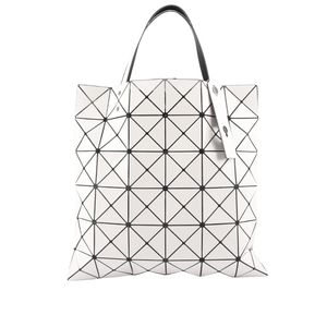 ISSEY MIYAKE BAO BAO LUCENT 6X6 亮面手提包/白色