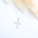 【Angel & Me】花蕾 十字架 (大) Budded Cross クロス s925 純銀 項鍊 情人節, , large