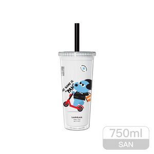 LL funny pearl milk tea cup 750ml