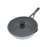 仙德曼銀雪不沾炒鍋-附蓋-30cm-2支, , large