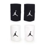 NIKE JORDAN DRI-FIT單色腕帶 護腕 訓練 戶外 運動 素色 吸汗 乾爽 透氣 彈性 柔軟 舒適 黑 白, , large