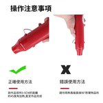 110V迷你手持熱風槍-黑紅, , large