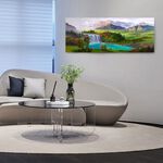 【御畫房】青山綠水 國家一級畫師手繪油畫60×120cm(VF-47), , large