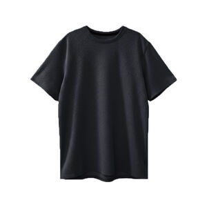 立體織紋速乾圓領衫-黑色M~3L