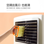 【上手家居】可拆式百葉窗清潔刷-橘紅手柄黃色毛(縫隙刷/百葉窗刷/冷氣清潔刷/除塵刷/縫隙清潔刷), , large