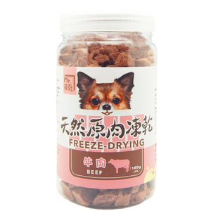 【拉拉寵物小舖】Mr 凍乾 犬用 天然原肉凍乾 100% 新鮮食材製成 高蛋白 低脂肪