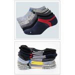 【D&G】抗菌除臭機能運動襪<麻天藍,22-26cm>D396 男女適用 氣墊 毛巾底, , large