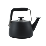 仙德曼露營304不鏽鋼風琴壺-2.0L-黑色-1支, , large