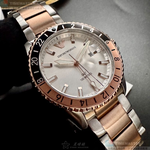 [星晴錶業]ARMANI手錶,42mm,AR00077銀白色錶面玫瑰金錶殼金銀相間精鋼錶帶款, , large