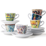 [豐名日本餐具] 濃縮咖啡杯六客入組 古埃及 M-STYLE / C00CS6-2, , large