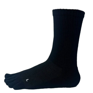 [Kaimei Cotton Industry] 4 pairs of special price ❗ MIT Taiwan-made extended towel bottom five-toe socks one-piece molding 25-28cm
