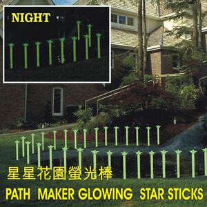 金德恩 GS MALL 台灣製造 星星夜光圍籬 夜光棒 園藝插地棒 園藝圍籬 園藝裝飾 圍籬 夜光圍籬