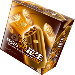 杜老爺 巧克力脆粒花生大雪糕(82gx5/盒)