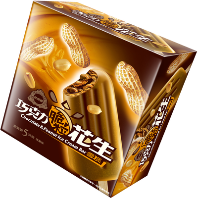 杜老爺 巧克力脆粒花生大雪糕(82gx5/盒)