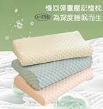 Magic Bean Zero Pressure Memory Foam Pillow (Blue), , large