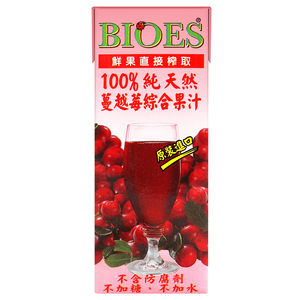 囍瑞純天然蔓越莓汁200ml