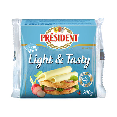 總統牌 較低脂切片乾酪 200g