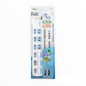 2P 6 switch 6 outlet power strip