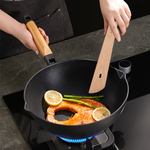 【Taste Plus】悅味元木 鑽石級內外不沾鍋 平底煎鍋 26cm IH全對應(贈原廠鍋蓋+木鏟), , large