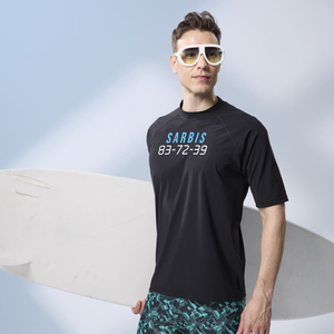 Monina Taiwan-made loose-fitting half-sleeve sun-proof functional top (suitable for both men and women) unisex black -5L