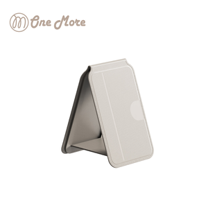 [OneMore Co., Ltd.] OneMore MagSafe Magnetic Stand Wallet - Light Gray Beige