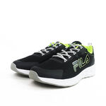 Fila Advance 男 慢跑鞋 緩衝 彈力 黑 綠 [1-J319W-016], , large