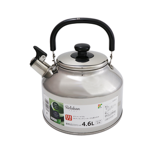 日本進口IH不鏽鋼廣口笛音壺-4.6L-1支