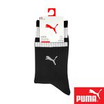 PUMA 男女款中筒襪1雙裝 彪馬 跳豹 男襪 女襪 襪子 運動襪 中筒襪 小腿襪 柔軟 棉質 高彈 耐磨 白紅 黑 白, , large