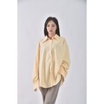 (F) studio doe西裝黃色長袖上衣二手衣, , large