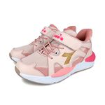 DIADORA迪亞多那 超寬楦兒童跑鞋 童鞋 童運動鞋 輕量 透氣 保護後跟 吸震 減壓 足弓支撐 健康鞋墊 藍 粉, , large