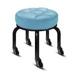 【G+居家】免組裝 動感滑輪萬用椅-黑管-藍色(2吋純黑輪), , large