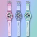 CASIO 卡西歐 G-SHOCK 未來系列 半透明女錶手錶 GMA-S110VW-4A, , large