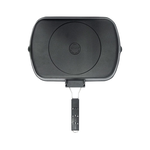 PERFECT 理想牌 日式黑金鋼折疊煎盤烤盤無蓋 34cm-Leidea樂德兒, , large