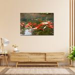 【御畫房】年年有魚 國家一級畫師手繪油畫60×90cm(VF-14), , large