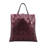 ISSEY MIYAKE BAO BAO Lucent 6x6 金屬感設計托特包/酒紅色, , large