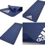 ADIDAS 訓練輕量防滑運動墊 7MM 瑜珈墊 輕量 防滑 運動瑜珈 墊子 ADMT-11014 【樂買網】, 11014GR 黑, large