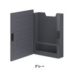 *需預訂【KING JIM】HARU PEGGY 個人磁力洞洞板置物箱 M號 (PGH200)白, , large