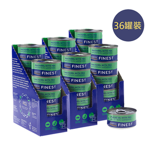 【倆寶貝精品館】即期良品-海洋之星FISH4DOGS 鮮魚蔬菜犬罐 鯖魚-豌豆&南瓜 85gｘ36罐(效期2025/03/25)