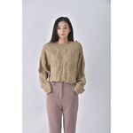 (F) 【房業涵私服】serissa寬鬆棕色毛衣二手衣, , large