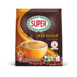 SUPER超級三合一原味减糖即溶咖啡15g X35