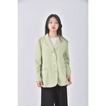 (L) ninty nine質感綠色外套二手衣, , large