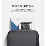 商務款 後背包 雙肩包 防水 電腦背包 學生書包 大容量 旅行包-黑/灰-0808110, , large
