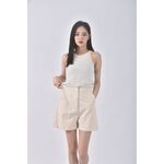 (S) meier q高腰杏色短褲二手衣, , large