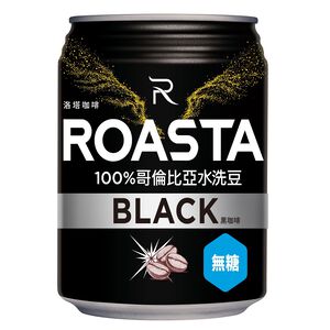 ROASTA COFFEE Black can 230ml