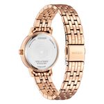 CITIZEN 星辰 晶鑽珍珠貝石英女錶-玫瑰金/31.2mm EL3108-53D, , large