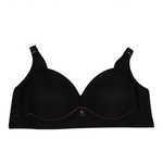 [WINIBRA]Natural Latex Push-Up Bra, Eco-friendly Cotton, Wire-Free, BC Cup Size 238 Khaki color L(36), , large