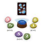 [RUNALAND]Counting Alchemist Math Educational Board Game , , large